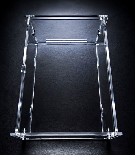 Clear acrylic display case - clear,