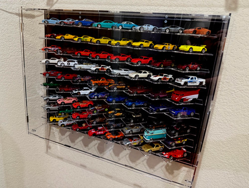 Acrylic wall mount display - acrylic,