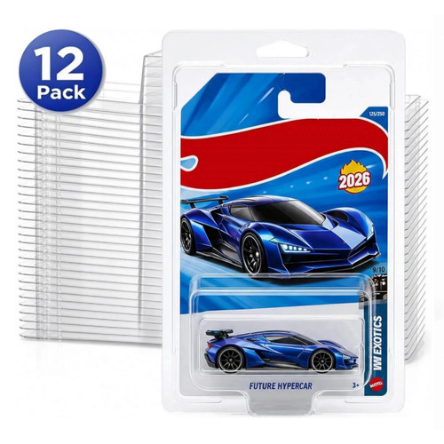12pack clear protector case - clear,