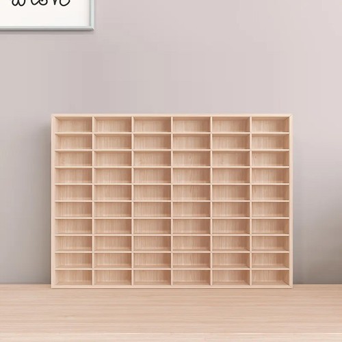 Wooden toy display case - toy,